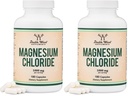 Magnesium Chloride (Cloruro De Magnesio) - 180 Capsules, 1,000mg Per Serving, Supports Digestive and Bone Health - Non-GMO and Gluten Free by Double Wood Supplements (Pack of 2)