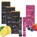 PROTEKT Electrolyte Packets for Recovery & Hydration, Lemonade, 30 Pack | Zero Sugar Energy Drinks, Mixed Berry, Pack of 10