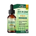 GLP-1 Six in One Oral Liquid Drops Max, Extra Strength, Advanced Formula, 60 Servings, 2 fl oz (1)