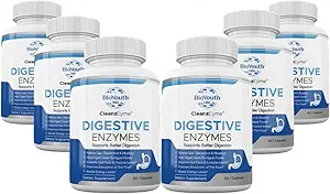 Labs Natural Digestive Enzyme & Probiotic Supplement für Erwachsene, 360 Kapseln - Nützliche Mischung von Verdauungsenzymen & Advantage Probiotic für Verdauung & Verdauungs-Gesundheit.