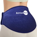 AiricePac Ice Pack for Back Pain Relief, Reusable Gel Lower Back Wrap, Cold Compress Therapy for Waist Lumbar Injuries, Sciatic Nerve, Herniated or Degenerative Disc, Coccyx, Tailbone Pain Blue