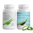 AloeCure Aloe Digestion Pack - 2 Pieces - Aloe Vera Capsules 1btlx60caps, Probiotics 1btl