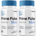 (2 Pack) Prime Pulse Capsules, PrimePulse Performance Blend Supplement Pills, Advanced Natural Support for Maximum Strength & Power, Premium Formula Multivitamins for Overall Health & Wellness (120ct)