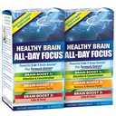 Angewandte Ernährung Gesunde Brain All-Day Fokus - 50 Tabletten, Paket von 2 - Leistungsstarke 3-in-1 Brain Booster mit Turmeric Extract - 50 Gesamt Servierungen