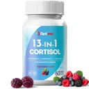 Cortisol Reducer Gummies for Women Men - 13-in-1 Daily Cortisol Detox Manager Supports Stress Mood Balance Focus & Health Balance - Reduce High Cortisol with Ashwagandha Magnesium L-Theanine
