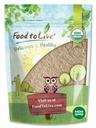 Food to Live Organic Ashwagandha Root Powder, 8 Ounces - Non-GMO, Finely Ground Indian Ginseng, Pure, Raw, Vegan. Easy to Mix. Adaptogenic Herb.