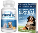 PhosFix für Katzen & Hunde: Phosphor Binder für Katzen & Hunde zur Unterstützung normaler Phosphor-Level und Nierenfunktion, Chitosan für die Wiederherstellung der Nierengesundheit natürlich. Eine besondere Nierenergänzung