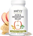 Matys Säure & Verdauungshilfe Kapseln, Safe Antacid Alternative für okziale Säure Reflux & Sodbrennen, Hergestellt mit Apfel Apfel Apfelessig, Soja & Gluten Kostenlose vegetarische Kapseln, 60 Zähler, 30 Portionen