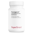 Supersmart - Pycnogenol 200mg pro Tag (gemalt und hochverfügbar) - French Maritime Pine Bark Extract | Non-GMO & Gluten Free - 60 Vegetarische Kapseln