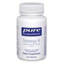 Pure Encapsulations Synergy K - with Vitamin K1, K2 & D3 - Supports Bones, Blood Vessels, Vascular Elasticity & Calcium Utilization* - Includes Cholecalciferol - Gluten Free & Non-GMO - 120 Capsules