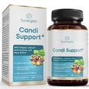 Premium Candida Cleanse Supplement – Candida Support Supplement with Oregano, Caprylic Acid, Black Walnut & Probiotics – Supports Gut Health, Digestion & Intestinal Flora - 60 Candi Support Capsules