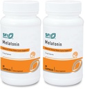 Klaire Labs SFI Health Melatonin 3 Milligrams - Sleep Support for Men & Women (60 Vegetarian Capsules) (Pack of 2)