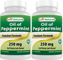 Best Naturals Pfefferminzöl 250 mg 120 Kapseln (120 Count (Pack von 2))