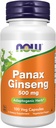 JETZT Nahrungsergänzungsmittel, Panax Ginseng (Root) 500 mg, Adaptogenic Herb*, 100 Veg Kapseln