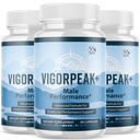 (3 Pack) Vigorpeak Pills for Men, Official Vigor Peak Male Capsules with All Natural Ingredients, Advanced Vigorpeak Men's Health and Wellness Pills with Maximum Strength Multivitamins (180 Capsules)