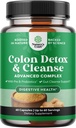 Kräuter Colon Cleanse für Damen und Herren - 15 Tage Gut Cleanse Detox für Damen und Herren mit Senna Leaf Cascara Sagrada & Psyllium Husk für Fasting Acting Relief - 3. Party Getestet Made in USA - 60 Count