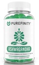 PUREFINITY Ashwagandha Gummies mit Vitamin D & Zink – Ergänzung für Entspannung, Beruhigung und Stimmungsunterstützung – Glutenfrei, Non-GMO, Vegan, 60 Count