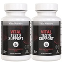 Vital Testo Support -Testosterone Support Supplement for Men | Promotes Energy, Stamina, and Vitality | Men’s Health | Made in USA | 60 Days Supply