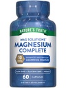 Nature's Truth Magnesium Complex Supplement 10 Forms | 300mg | 60 Capsules | Glycinate, Citrate, Plus More | Vegan, Non-GMO & Gluten Free