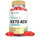 Justified Laboratories Speedy Keto ACV Gummies (1000 mg) - 60 Count - Formulated with Apple Cider Vinegar, Folate & Vitamin B12 - Non-GMO, Vegan, Gluten Free - 30 Servings