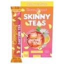 Skinny Teas Energizing Daytime Tea Sticks – Citrus Mint Instant Tea, Natural Energy + Metabolism Support, Vitamins + Prebiotic Fiber, 10 Calories, 14 Count