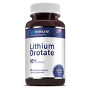 Lithium-Orotat 10 mg pro Kapsel - 60 vegetarische Kapseln. Gedächtnis und emotionale Wellness-Unterstützung - Magnesium Stearate Free - 2 Monate Lieferung von Lithium-Supplement.