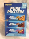 Pure Proteins Bars, Nutrient Rich Snacks with High Protein for Energy Support, Minimal Sugar, Gluten-Free, Variety Pack (25 Pack)
