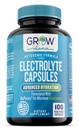 grow vitamin Electrolyte Capsules – Sugar-Free Electrolyte Tablets for Energy, Endurance & Hydration. Keto-Friendly Salt Pills, No Maltodextrin. Perfect for Fitness & Daily Hydration – 100 Caps