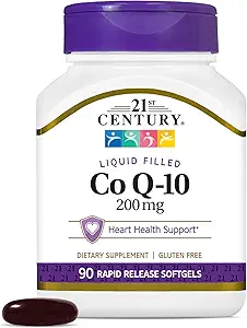 21st Century Co Q10 200 mg Softgels, 90 Graf