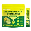 Sugar Free Electrolytes Powder Packets - Salty High Sodium Hydration Packets, Electrolytes Drink Mix for Fitness Enthusiasts & Outdoor Workers, Calories Free(Lemon Lime 30 Sticks)