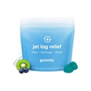 Jet Lag Remedy for Travel Gummies • No Jet Lag Pills Alternative • Travel Essentials • Support Adjustment to Time Zones and Circadian Rhythm • Delicious Tropical Berry Flavor • 20 Gummies 3-5 Trips