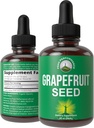 Grapefruit Seed Extract Liquid Drops Supplement. Vegan GSE Grapefruit Seed Extract für Frauen und Männer. Zero Sugar, Non Bitter für Immune, Verdauungsunterstützung. Glutenfreies Öl. Nehmen Sie Orally
