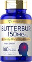 Carlyle Butterbur 150 mg | 180 Kapseln | Potent Extract | Neurologischer Support Supplement | Non-GMO, Glutenfrei, PA Kostenlos