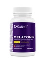 Safrel | Melatonin 20mg | Fast Dissolve Tablets | 120 Count | Strawberry Flavor | Sleep Support | High Absorption Formula | Non-Habit Forming | Vegan