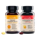 NatureWise [1 Vegan Vitamin D3 5000IU + K2 Organic Olive Oil - 60 Softgels[60-Day Supply] + [1] Vitamin B12 1000 mcg - Gluten-Free, Non-GMO - 60 Softgels[60-Day Supply]