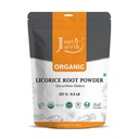 Juste Jaivik 100 % de poudre de racine de réglisse biologique - 227 gm / 0,5 lb Mulethi