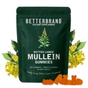 Betterbrand Mullein Gummies für Lunge – 1000mg Kräuterergänzung für Lung Detox & Respiratory Support – Pear Flavor Chewable Breatheasy Gummy – 30 Tage Versorgung