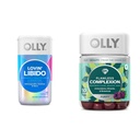 OLLY Lovin' Libido Kapseln für Frauen, Boost Desire, 20 Tage Versorgung Flawless Complexion Gummy, Klare Haut Unterstützung, Berry Flavor, 50 Count
