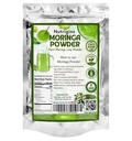 Moringa Powder - Moringa Oleifera - 100% Raw and Pure Moringa Leaf Powder - Great for Drinks, Tea, Smoothies & Recipes - Food-Grade, Vegan, Resealable Stand-Up Bag 8 Ounce (Pack of 1)