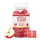 Apple Cider Vinegar Gummy Vitamins - 60 Count - Vitamin B12, Gelatin-Free, Gluten-Free