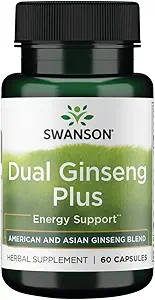 Swanson Dual Ginseng Plus 60 capsule
