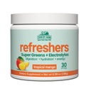 Country Farms Refreshers, Super Greens and Electrolytes, Essential Minerals and Superfoods, Hydration Support, Promotes Natural Energy, with Fiber, Tropical Mango, 30 Servings