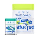 Native Pet Super Pup Bundle: Colostrum for Dogs (120 Scoops) & The Daily Dog Multivitamins (90 Scoops) - Bovine Colostrum Powder & 11-in-1 Multivitamin for Pups of All Breeds, Size, & Ages