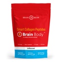 Gehirn Körper Kollagen Peptide Pulver - Vitalprotein & Collagen Supplement für Frauen & Männer - Hydrolysiert Typ I & III für Haar, Haut, Nägel & Gelenke Gesundheit - 30 Servierungen - Unflavored - 678g
