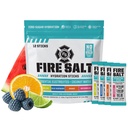 Fire Science Fire Salt Hydration Sticks, Electrolytes & Coconut Water, Hydration Drink Mix with Magnesium, Potassium & Sodium, Zero Sugar, Single Serve On the Go Packs, Variety Pack Flavors, 12 Count