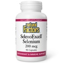 Natürliche Faktoren, SelenoExcell Selenium 200mcg, Antioxidans & Immununterstützung, 90 Kapseln