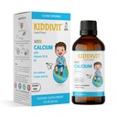Calcium Kids Liquid Drops with Vitamin D3 & K2 – 12 Daily Servings, 4 FL OZ (120 mL) – Supports Strong Bones & Teeth – Sugar Free, Gluten Free, Vegetarian