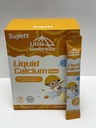 Little Umbrella Liquid Calcium Supplement for Kids, 250mg Calcium per Serving with Magnesium, Zinc, Vitamin D3 & K2, Bone Support Formula, Easy-to-Absorb Liquid Sticks, No Sugar, Orange Yogurt Flavor