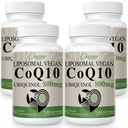 Liposomal CoQ10 800mg Ubiquinol Softgel, Max Absorption Ubiquinol Coenzym Q10, Ubiquinol CoQ10 Ergänzung für Antioxidans, Herzfunktion & Energieproduktion, Pure CoQ10 800mg, 240 Vegan Softgels