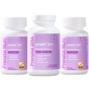 Premom Multivitamin for Women - Prenatal Formula Vitamin Supplements 2 Bottles Prenatal DHA Fish Oil 1 Bottles